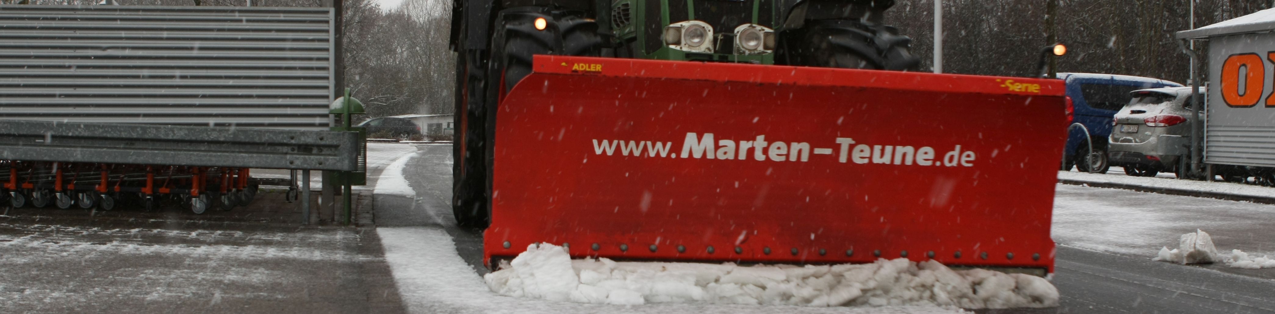 Winterdienst in Löhne und Bad Oeynhausen - Marten & Teune